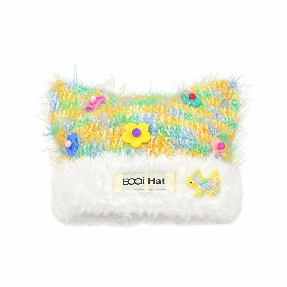 Beanie Cuffed Knit - Cute Knitted Cat Ear Hat Cold