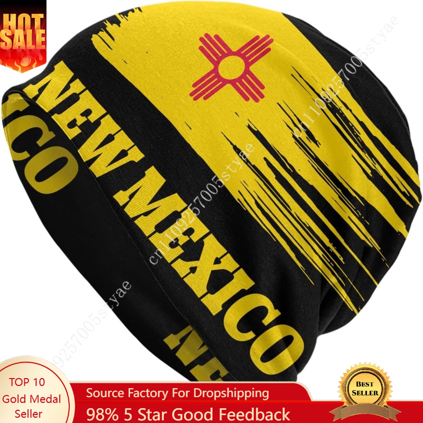 Beanie Cuffed Knit - National Flag Beanie Men Women Knit