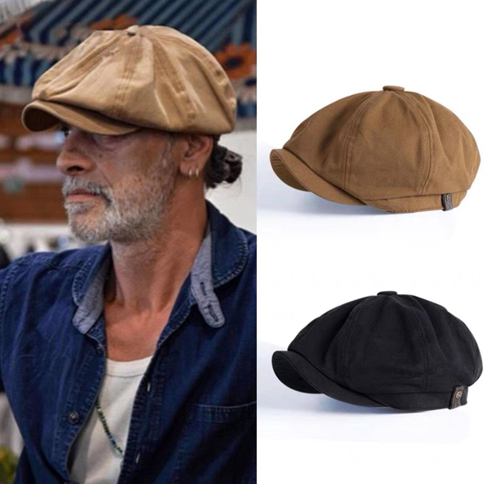 Dad Hat Cotton - British Style Newsboy Men Cotton Ascot
