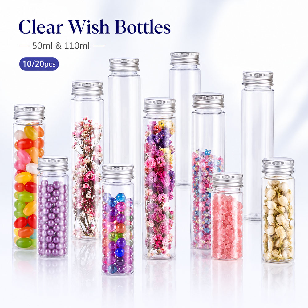 20pcs 50ml/100ml Clear Flat Tu - Snapback Hat Flat review and price