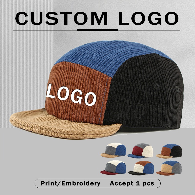 Men Vintage Short Brim Corduro - Corduroy Cap 5 Panel review and price