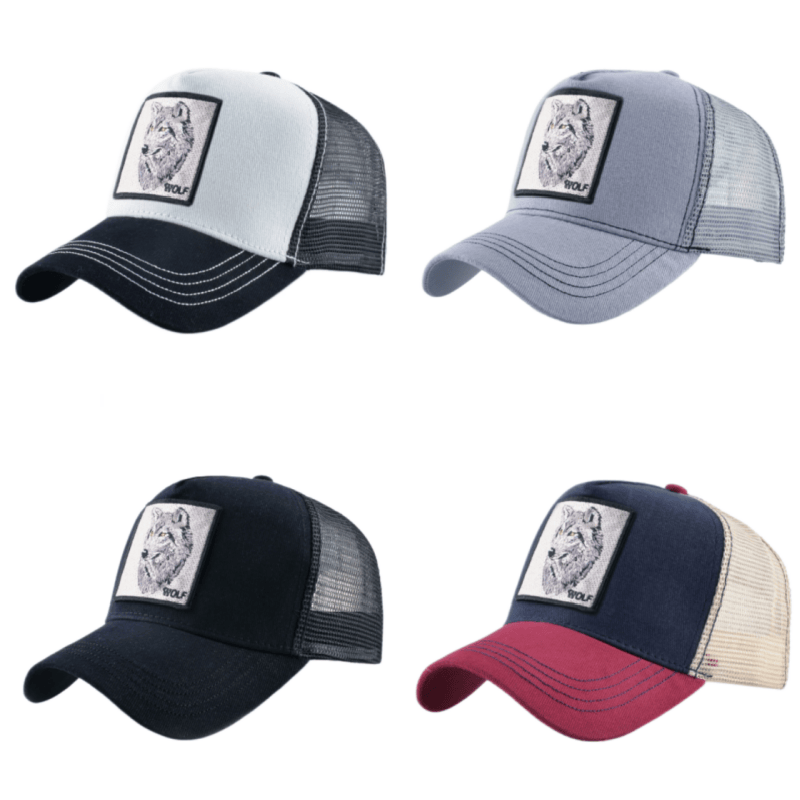 Wolf Patch Embroidery Mesh Bas - Trucker Cap Mesh review and price