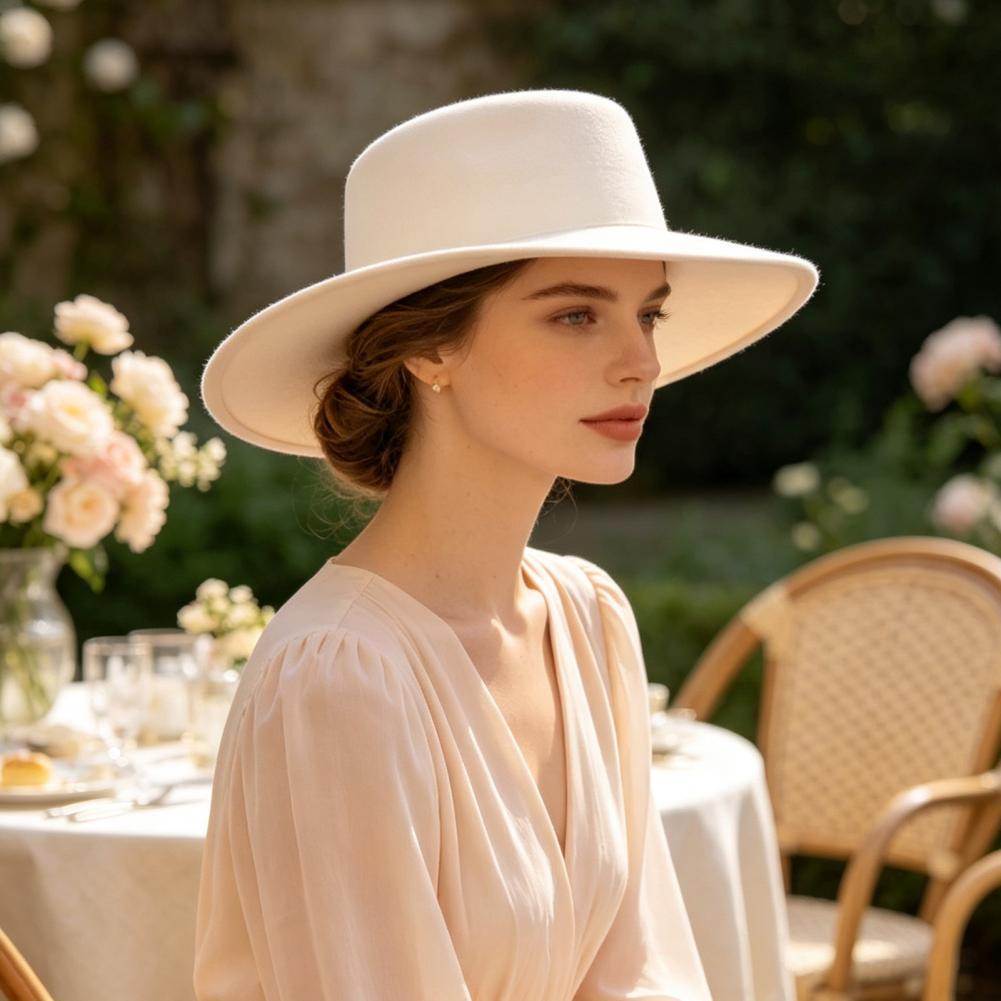 Stylish Dinner Party Headwear  - Fedora Hat Wool review and price