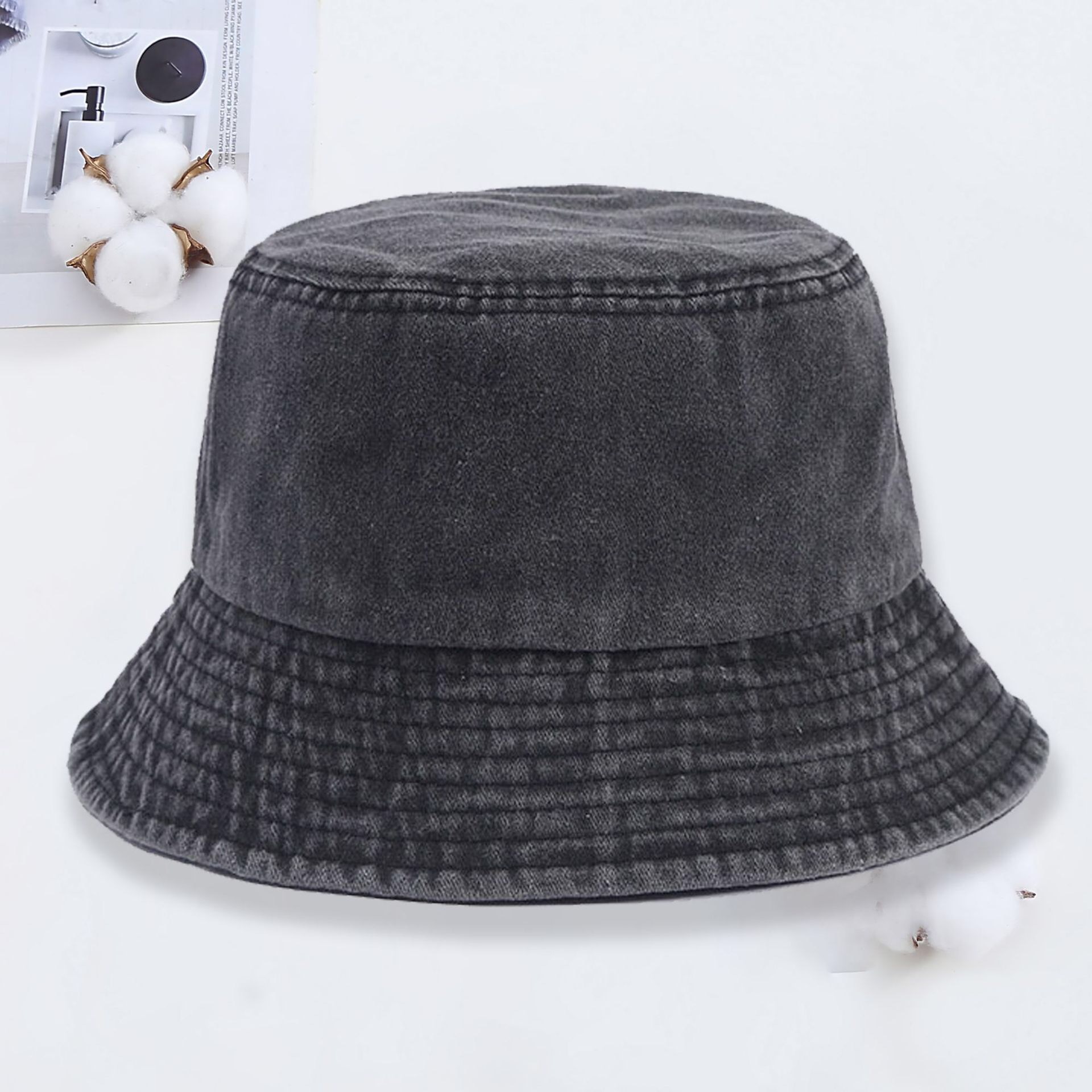 Custom Logo Denim Bucket Hat F - Bucket Hat Cotton review and price