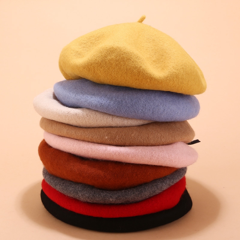 15Colors Women Pure Wool Beret - Beret French Wool review and price