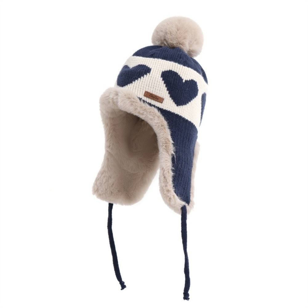 Polyester Heart Pattern Ear Fl - Trapper Hat Ear Flap review and price