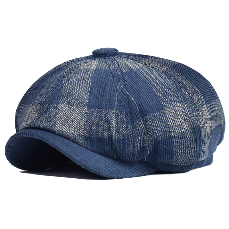 Autumn Winter Plaid Thick News - Dad Hat Cotton review and price