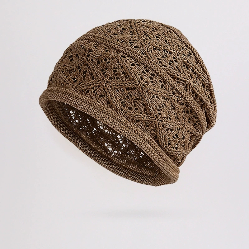 Ladies Cuffed Hollow‑Out Slouc - Beanie Cuffed Knit review and price